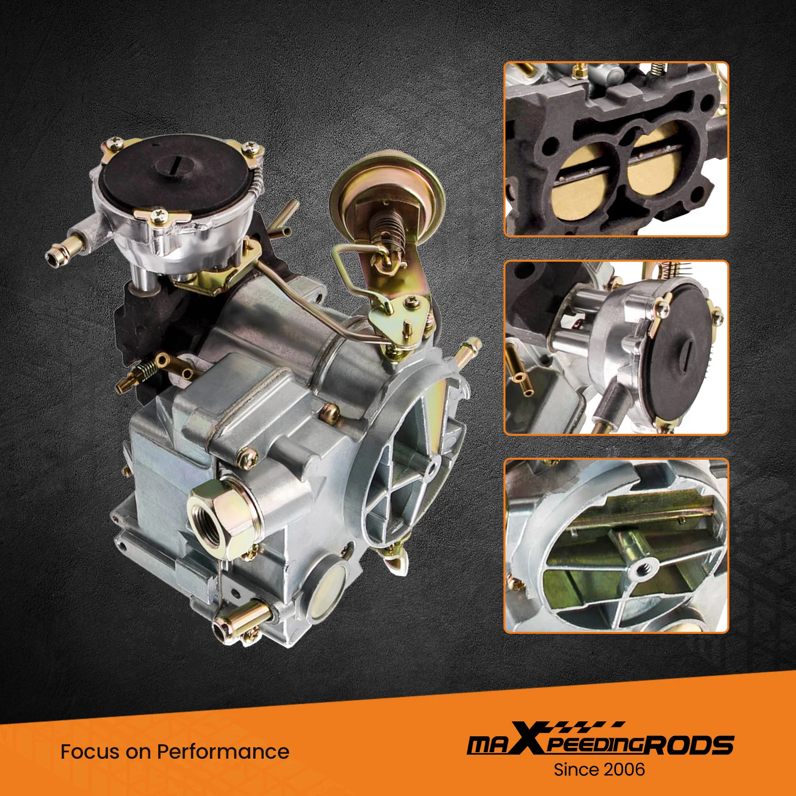 トップシークレット KIPAキャブレターロチェスター用2 GC 2バレル型