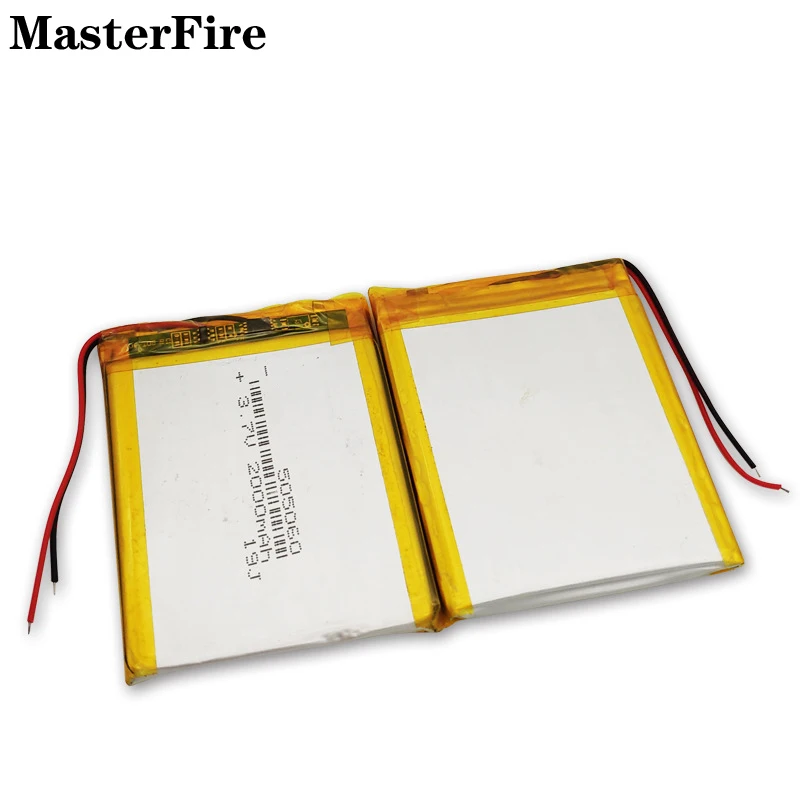 

18x 505060 3.7V 2000mah Rechargeable Lithium Polymer Battery Cell for GPS Navigator On-board Monitor LED Light Tablet PC E-book
