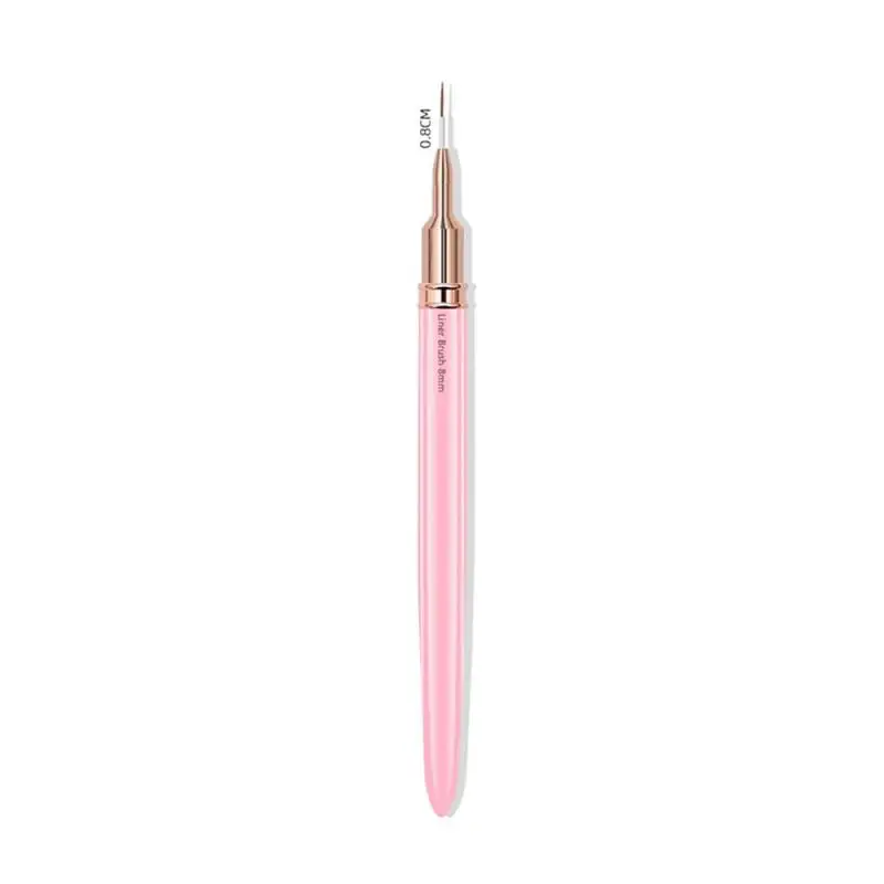 Enhanced Leopard Print Nail Art Brushes - Double-Headed Thin Detailer for Precision Manicure Design