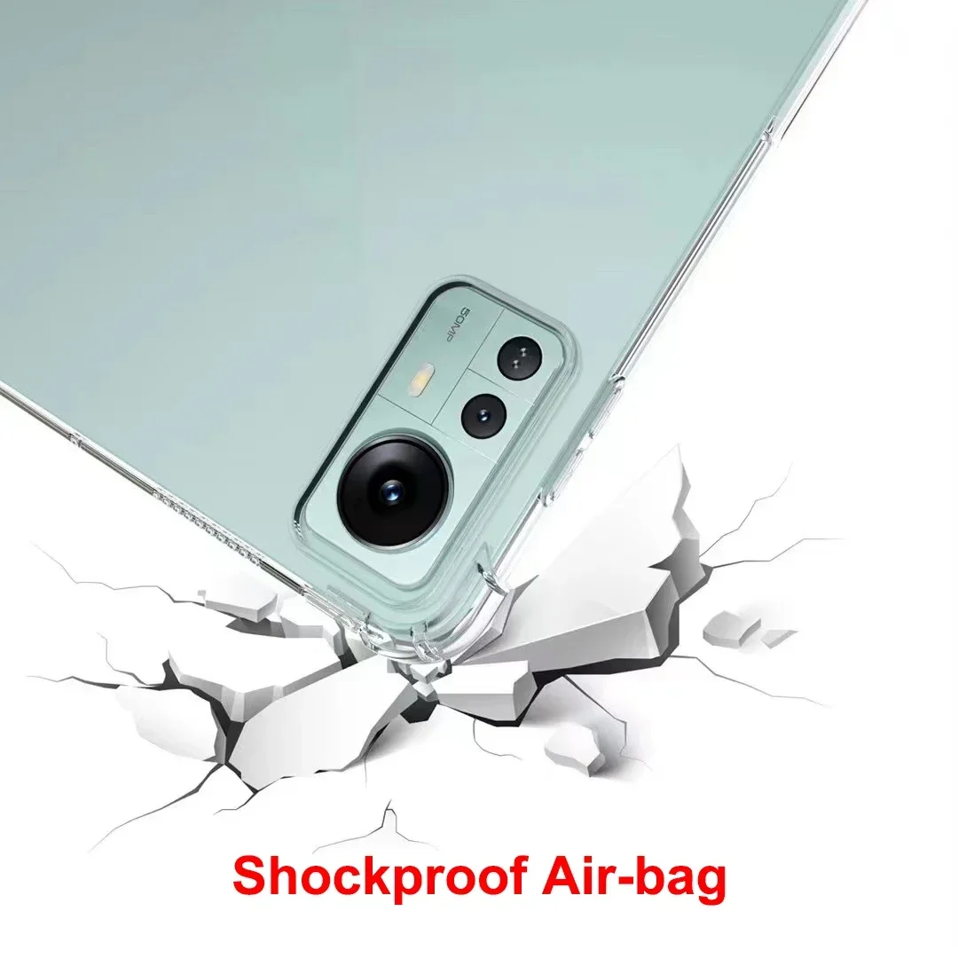 Clear Crystal Air-Bag Tablet Case Cover