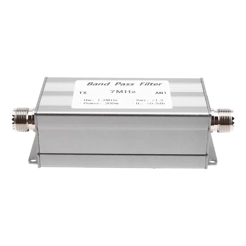 【NEWLY】단파 7Mhz 대역 통과 필터 고절연 BPF 감도 증가 200W