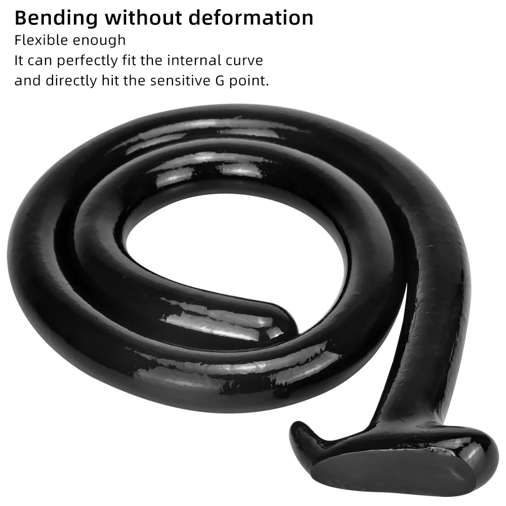 Super long Overlength Anal Plug Dildo 1 Meter Soft Anal Dilator Sex Toys for Stimulation of Vagina and Anus Extra Long Butt Plug