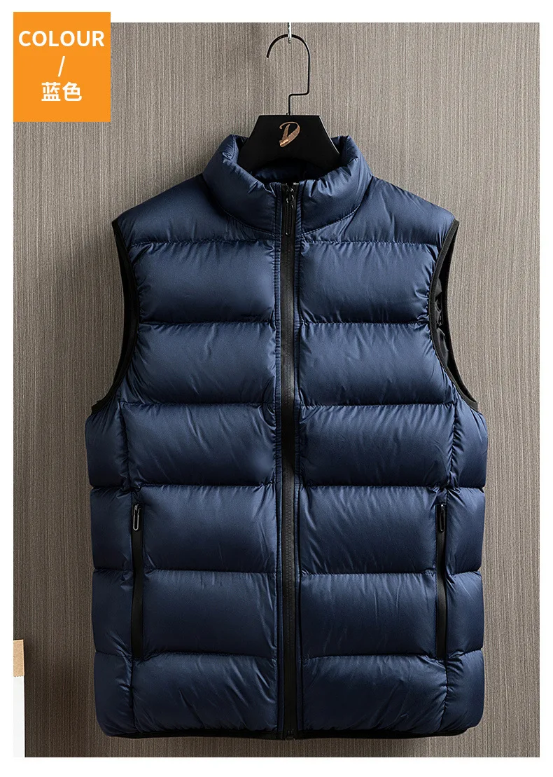 Large Size Winter Vest Wearing Example 8
