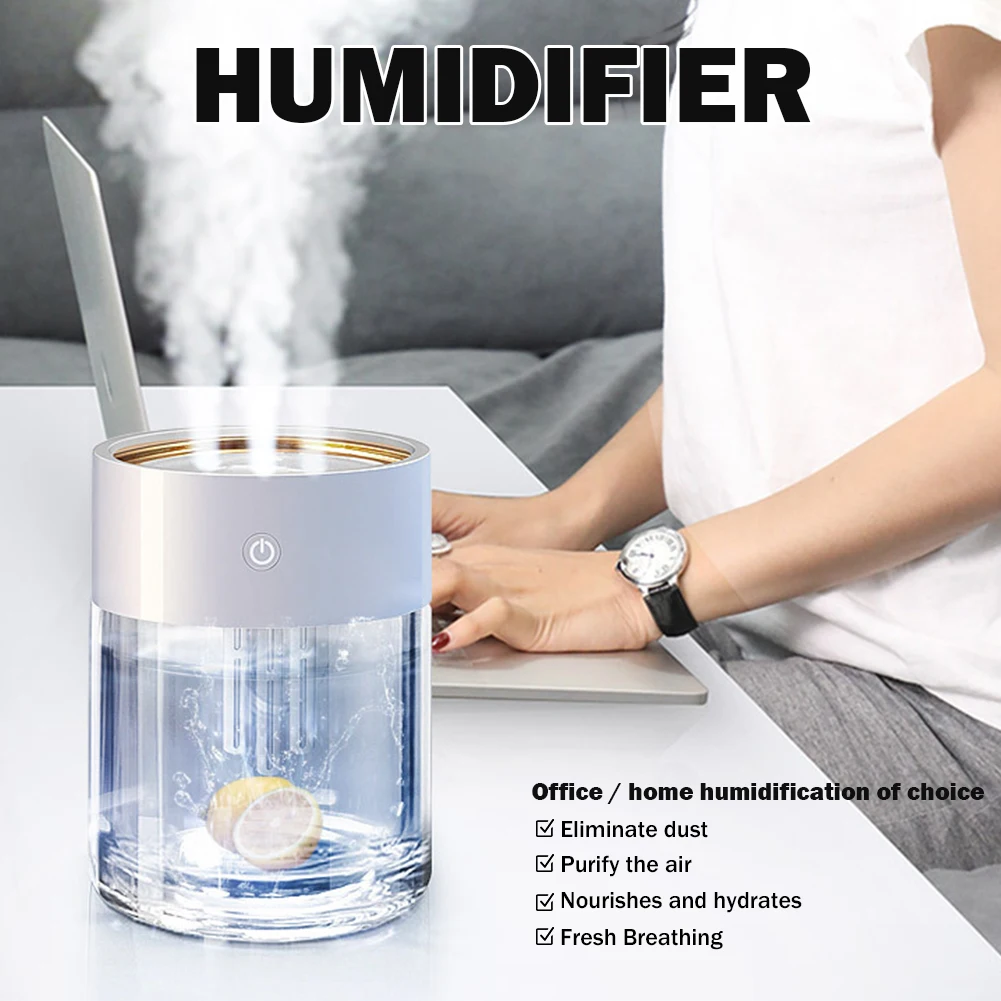 Humidificador de niebla fría de 5L, humidificadores ultrasónicos de aire  silenci