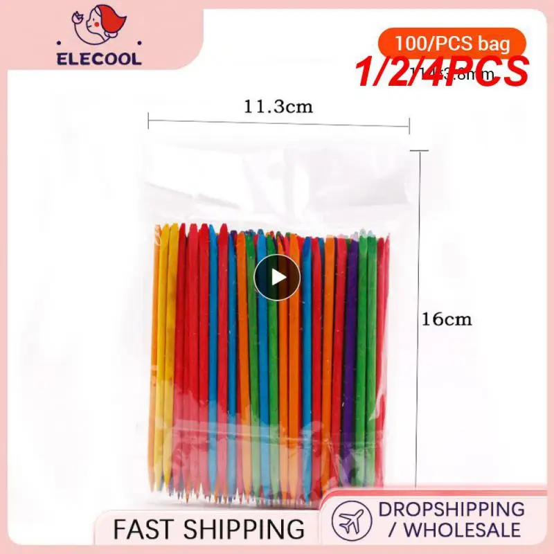 

1/2/4PCS Double Head Cotton Swab Women Makeup Cotton Buds Tip For Wood Sticks Nose Ears Cleaning Health Care Tools