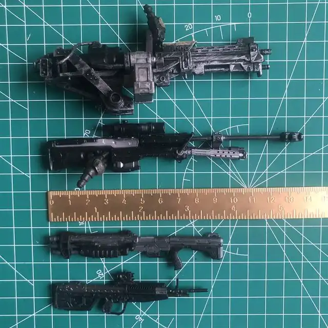 Weapon Equipment Supplementary Machine Gun Accessories for 6 Inch-12 Inch Action Figure 6