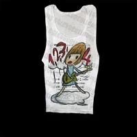 T-shirts bébé Y2k hauts T-shirts femme années 90 vêtements Vintage haut court femmes printemps 2025 femme Harajuku Kawaii vêtements esthétiques Goth 1