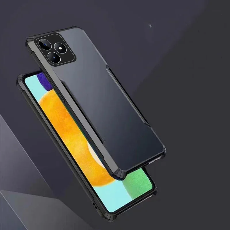 Phone Case for Oppo A40 A40M Transparent Armor Acrylic Shockproof Camera Lens Protection Cover phone case iphone case leather phone case phone protector cover phone waterproof case camera protector case camera lens protector case camera lens case ipod cover case