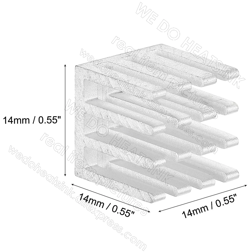 Nós fazemos o dissipador de calor 15x15x15mm
