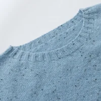 ZYCZCXX Women's Clothes 100% Merino Wool Round Neck Long-Sleeved Sweater 2025 New Pullover Autumn Winter Thick Colored Sweater - Image 3