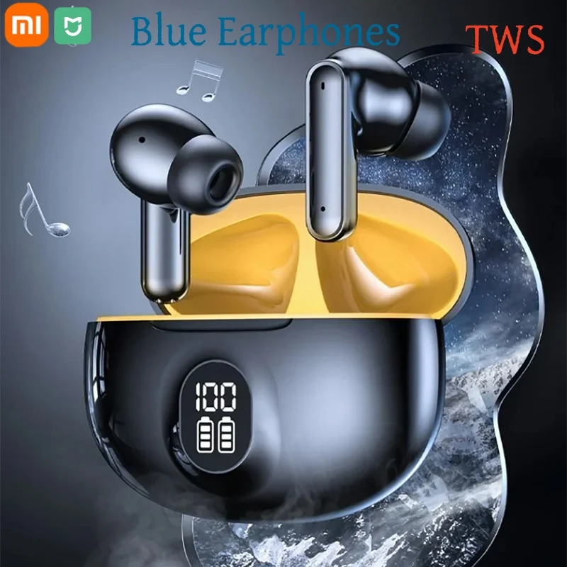 Xiaomi MIJIA S510 TWS Wireless Headphones LED Power Earphones Digital Display Headset Stereo Sound Bluetooth-compatible 5.3 wireless headphone,bluetooth earphones,wireless earphone