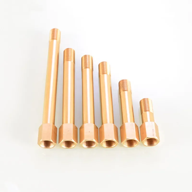 Pipe Fitting Water Pipe Fitting Hose Pipe Fitting Brass Fitting 1/8"1/4"3/8" BSP Male To Female Change Coupler Straight In Connector Adapter 50mm75mm100mm125mm150mm Length