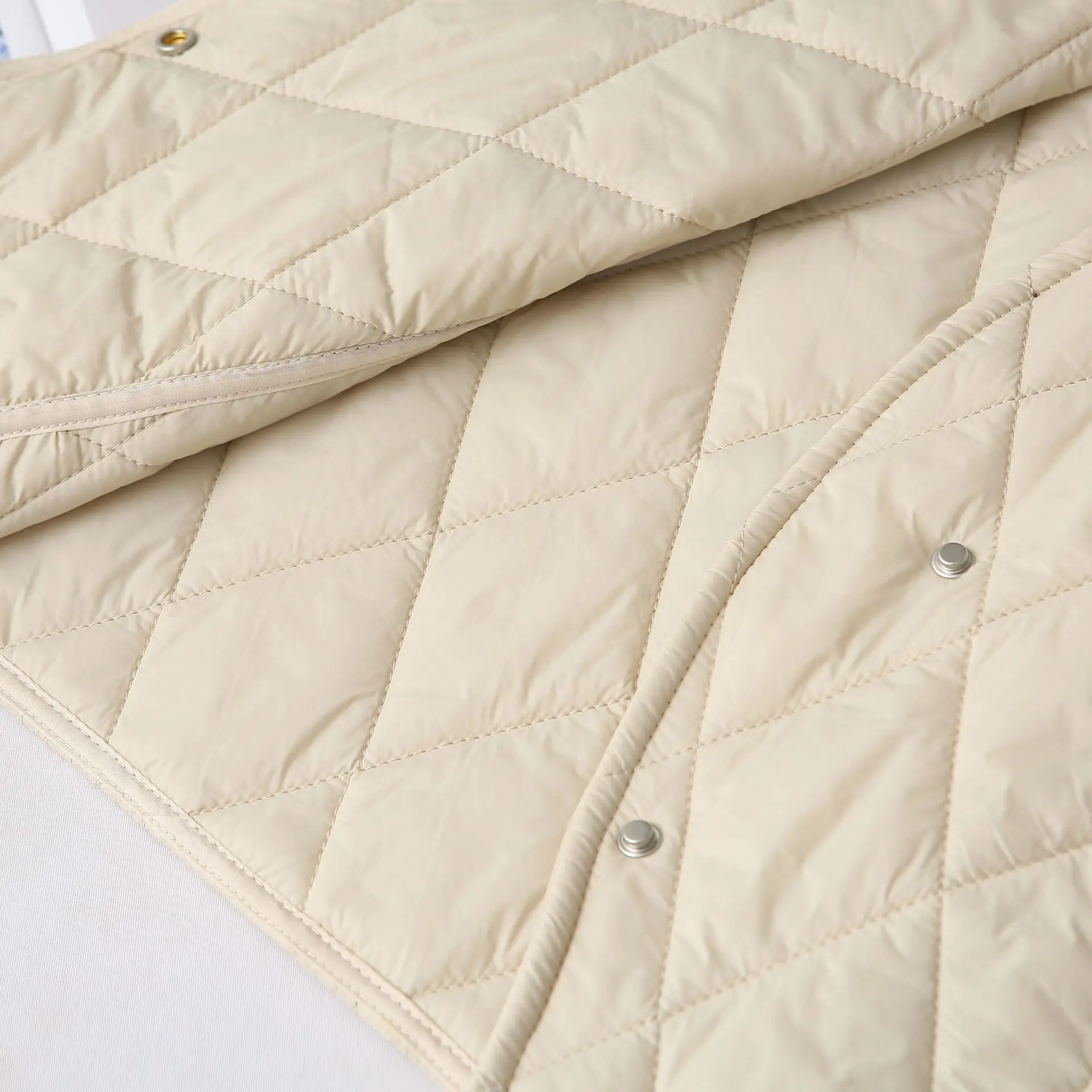 Plus Size Women Sleeveless Vets Autumn Winter New Parka Fashion Thin Slim Padded Coat 312