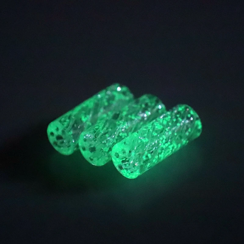 5Pcs/Box 7 Holes Glow in Dark Effect Smoking Glass Filter Tips Hand Blown for Rolling Paper