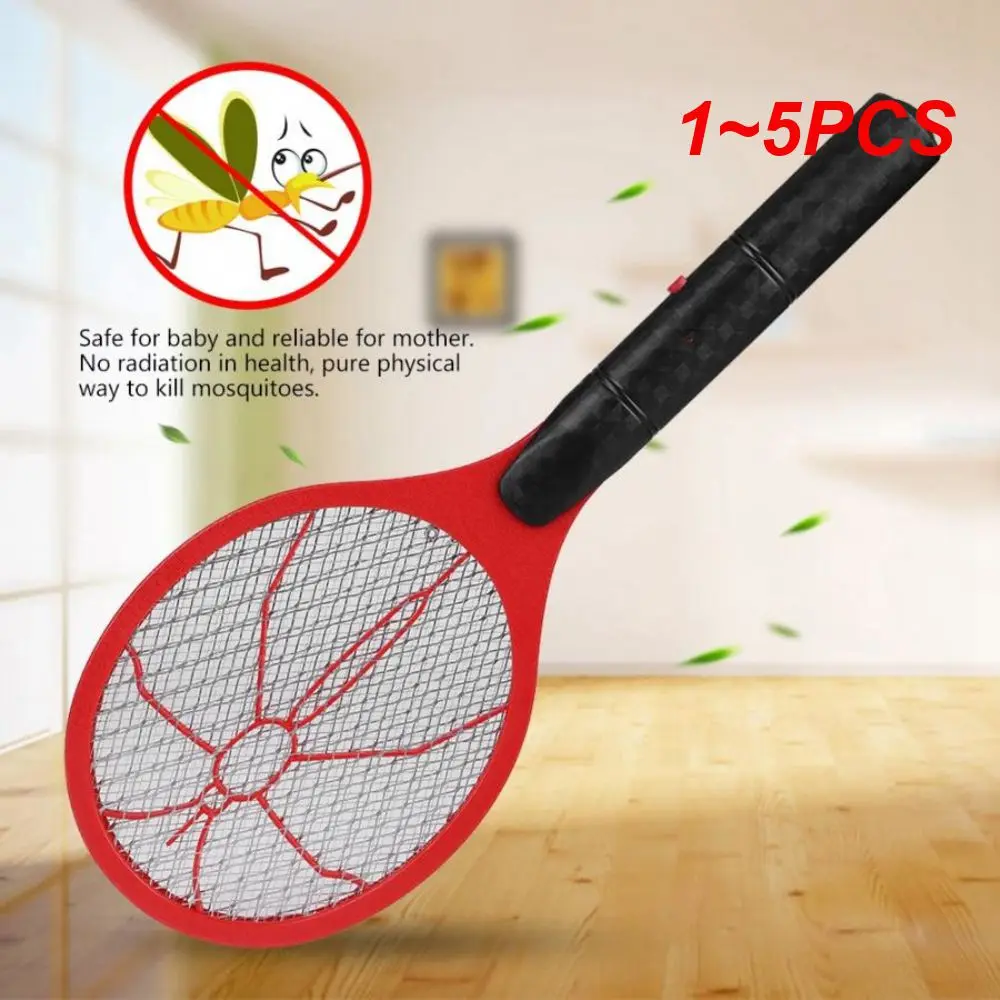 1 ~ 5Pcs Scacciazanzare Elettrico Fly Insect Bug Zapper Insetti Domestici Racchetta Uccide Fly Mosquito Control Pest Killer Forniture
