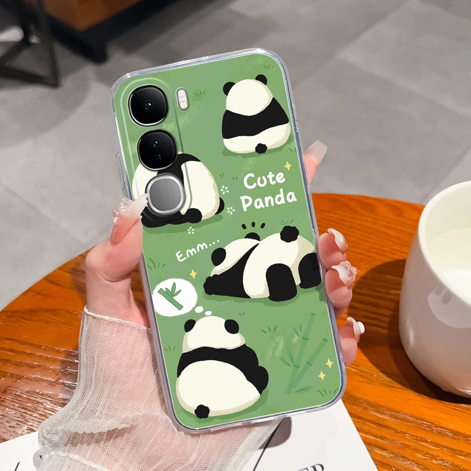Lucky Flower Transparent Phone Case - Soft TPU Back Cover