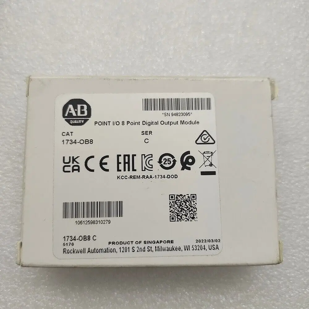 

New AB 1734-OB8 SER C POINT I/O 8 Point Digital Output Module 1734OB8