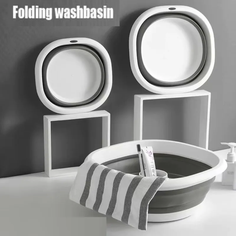 Foldable Wash Basin Portable Wash Basins Folding Laundry Tub Adult Baby  Bath Basin Bathroom Kitchen Accessories Wash Basin - AliExpress