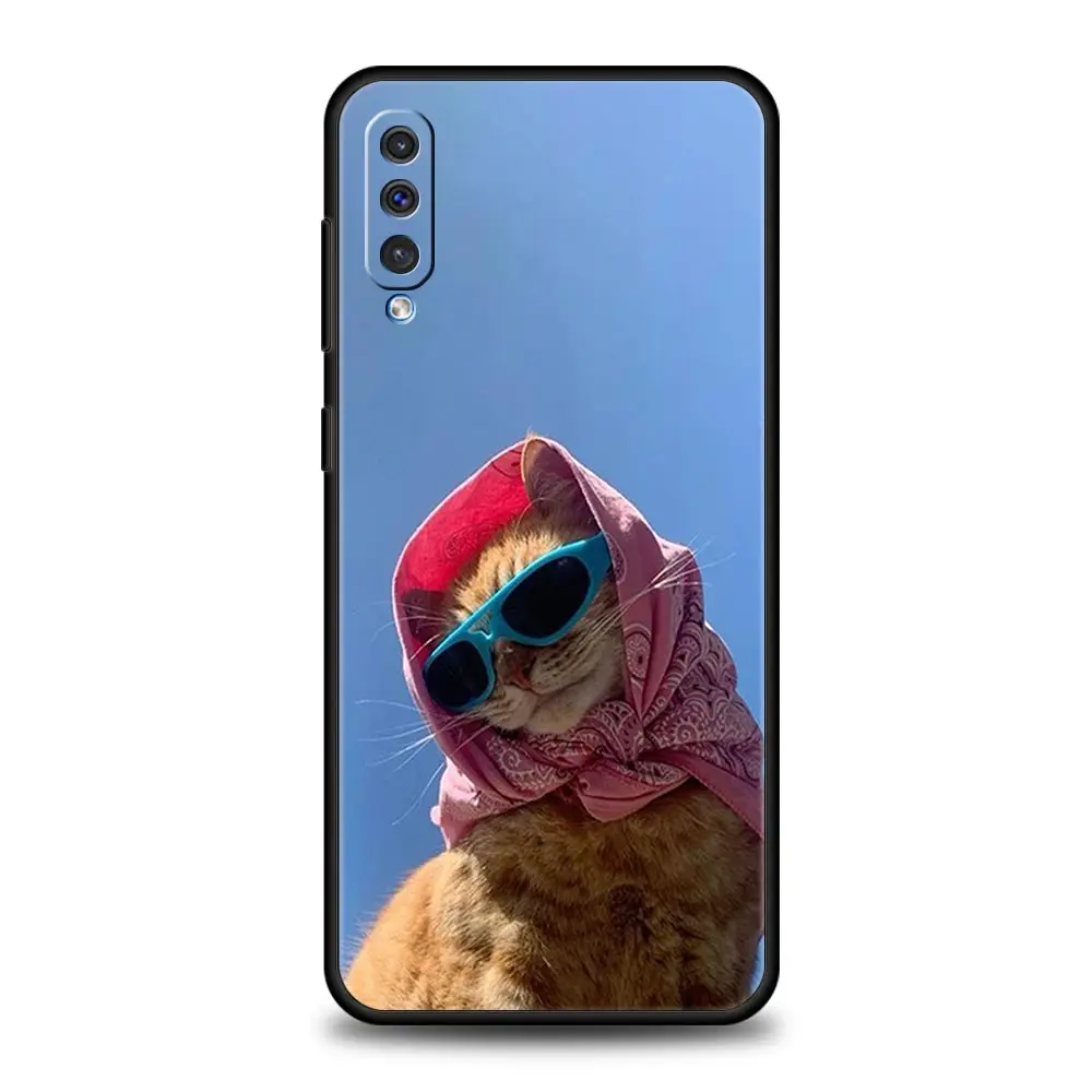 Playful Cat Design Phone Case Cover