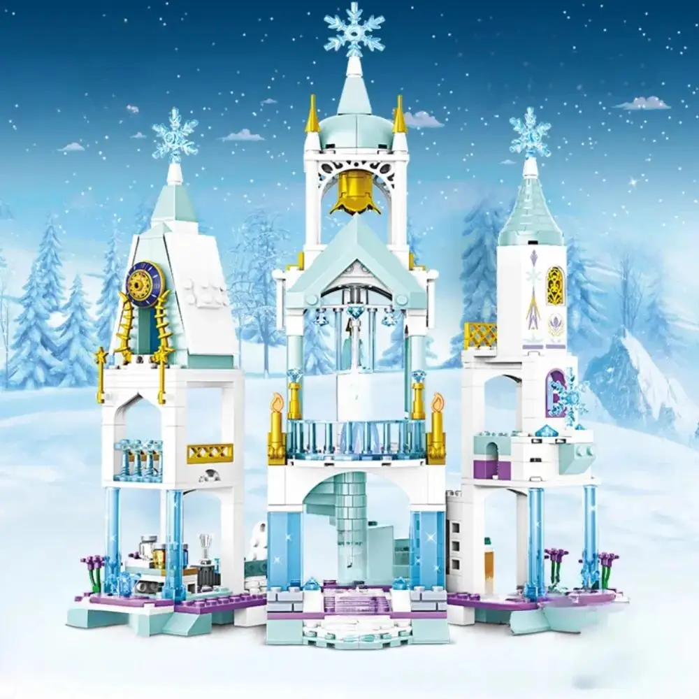 Château de Glace Enchanté | Blocs de Construction Hiver