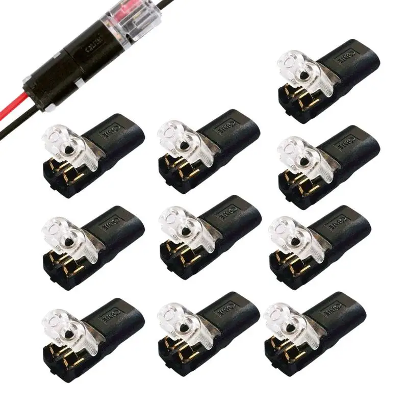 

Car Wire Connectors 10 Pieces Car Auto Wire Cable Plug Connector Automotive Wire Terminals Kit Quick Crimp Connectors Plugs