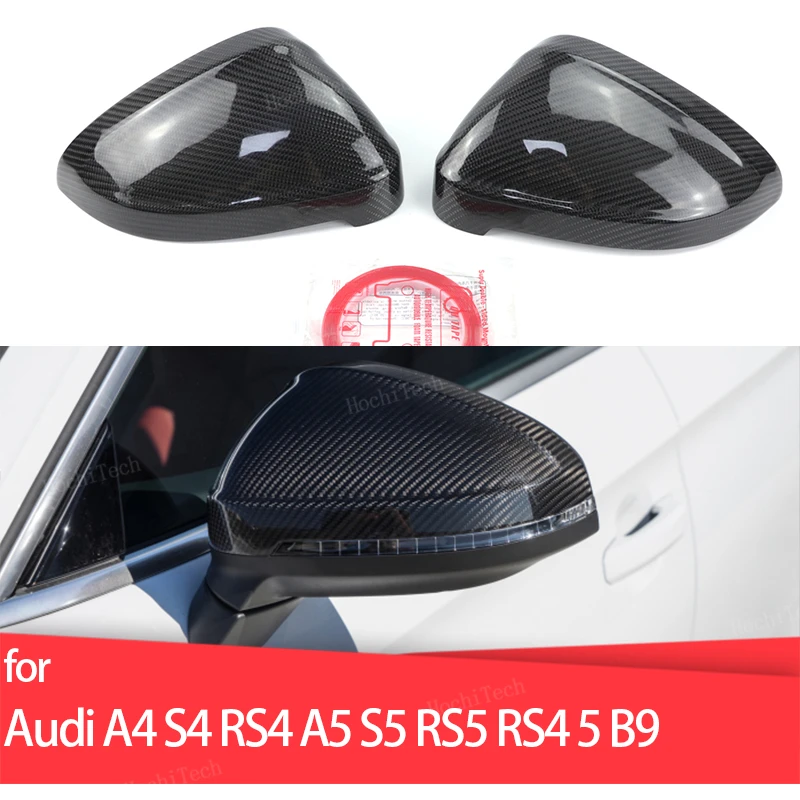 

Зеркальный чехол из углеродного волокна для Audi A4 S4 RS4 A4 S5 RS5 A S RS 4 5 B9 8W Sedan Saloon Avant Quattro