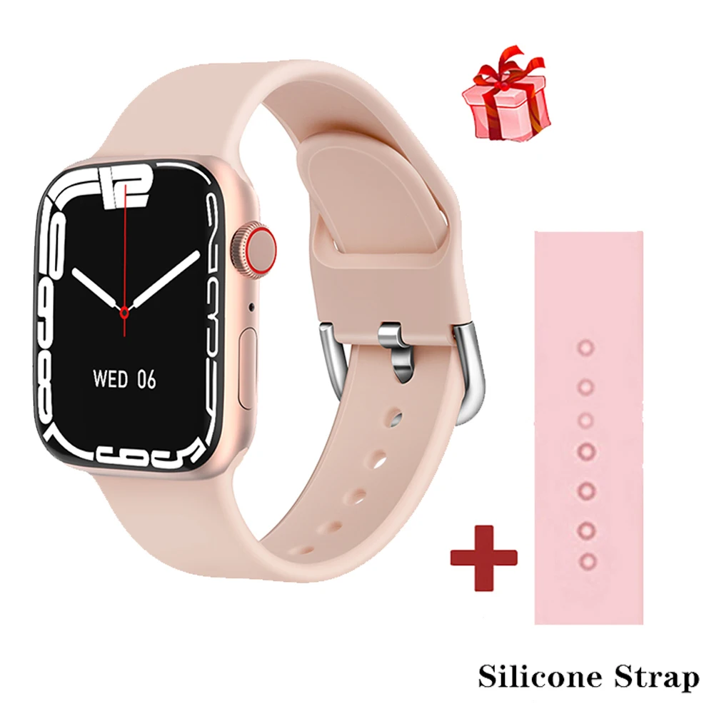 2022 IWO Series 7 Smart Watch W27 Bluetooth Call ECG Heart Rate Monitor Waterproof PK W26 W37 HW22 Smartwatch For Apple&Android 