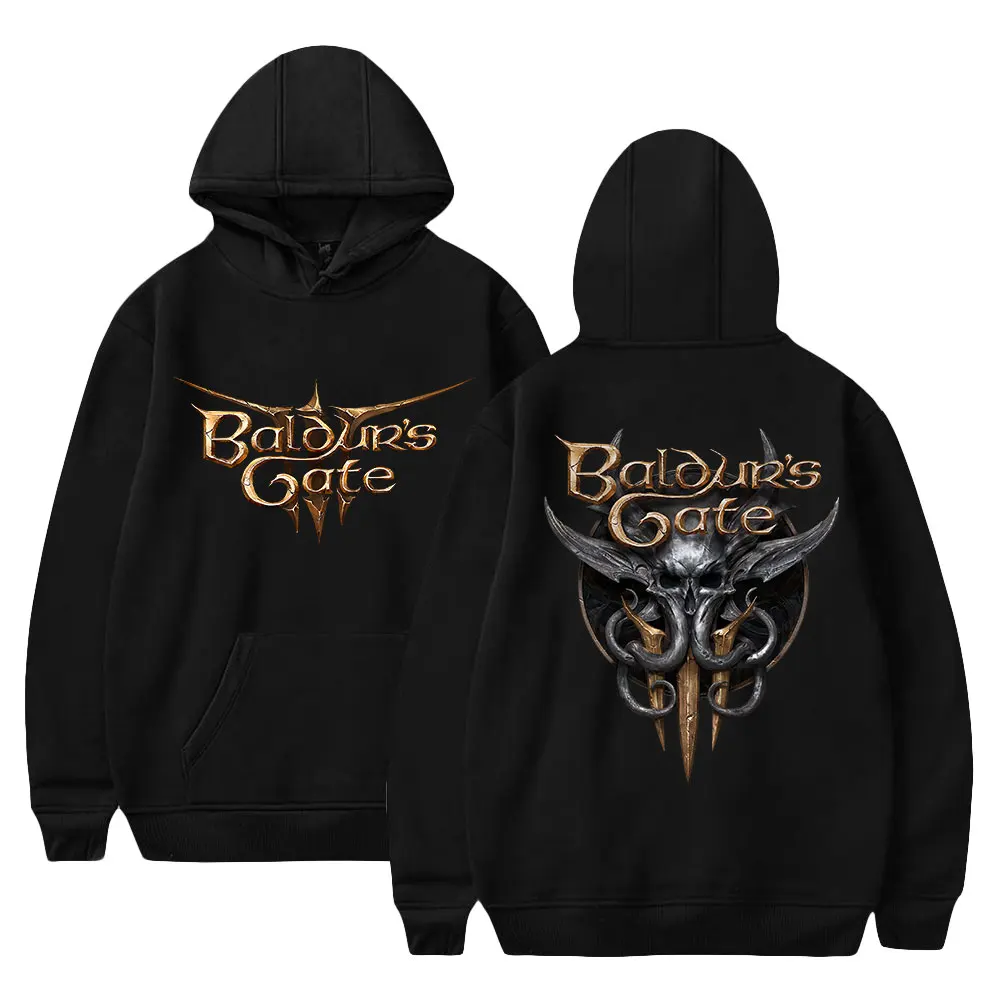 

Game Baldur's Gate III Hoodie 2023 New Fashion Long Sleeve Streetwear Women Men Hooded Sweatshirt Harajuku Clothes