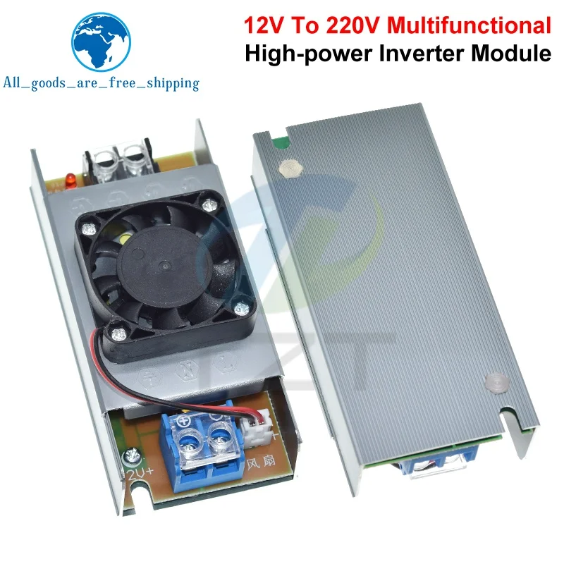 1/3 Stück DC12V zu AC220V Step-Up-Leistungsmodul 150W 50HZ DC-AC Boost-Inverter-Modul Leistungsregler mit Kühlventilator