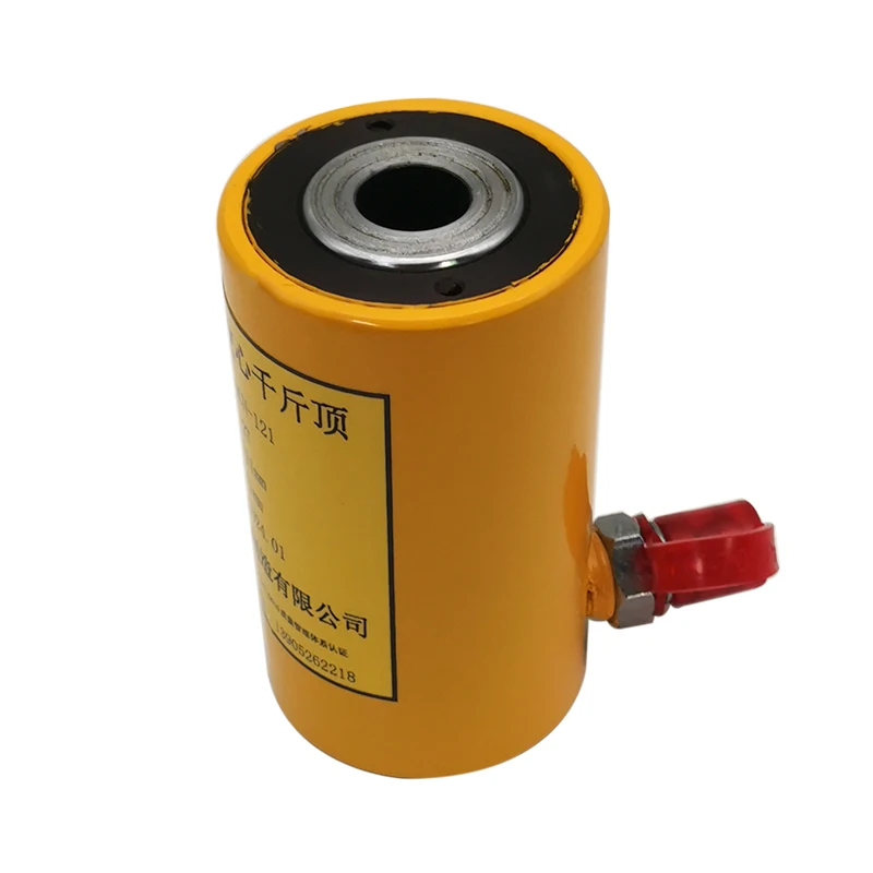 RCH-121 12T 41mm 단방향 유압 잭 중공 실린더 본체 분리형 RCH 고강도 121mm 산업용