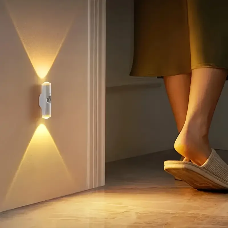 Dual Head Cat Eye Wall Lights with Ambient Smart Motion Sensor