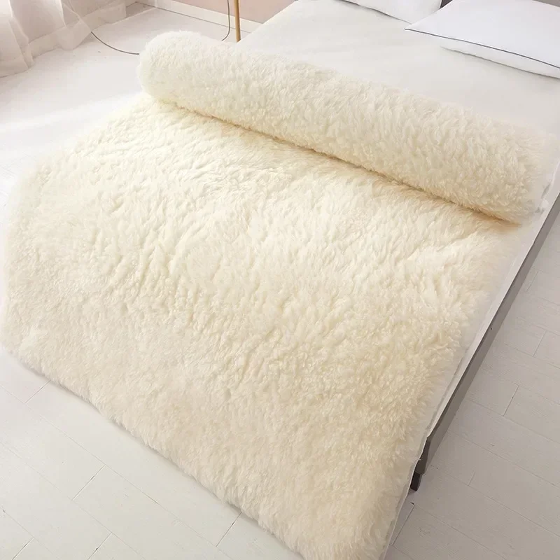 

New Style 100% Wool Mattress Super Warm in Winter Mattresses for Family Bedspreads King Queen Twin Full Size Tatami