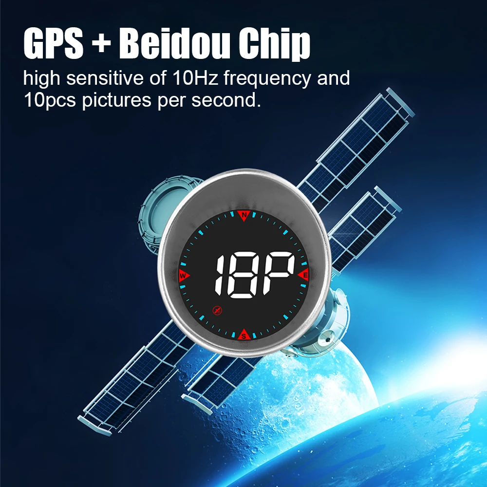 LEEPEE   ˶ Ʈ, ڵ ׼ LED Ʈ G5 ӵ RPM MPH ڵ   ÷ GPS ħ USB HUD