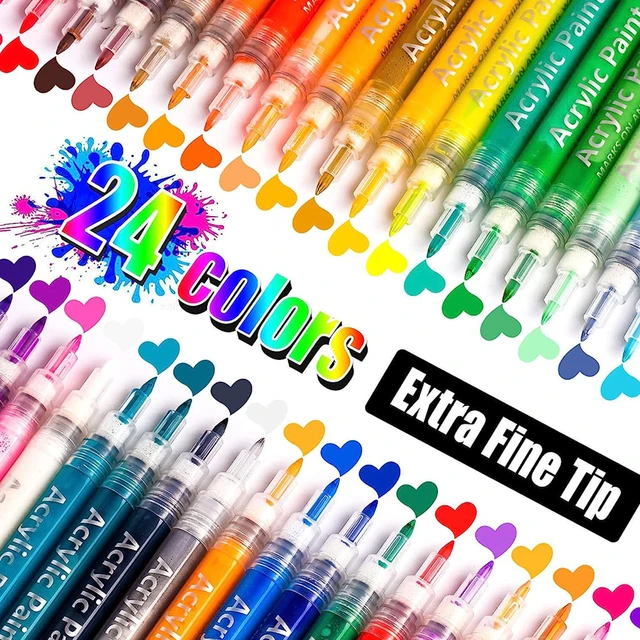 Coloring Markers Kids Waterproof Art Marker Pen Colored Markers Smooth  Bright Safe Kids Coloring Markers Set For Ceramics Canvas - AliExpress