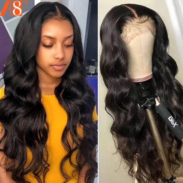 Body Wave Lace Front Wig 13X6 Transparent HD Lace Frontal Wig Brazilian 13X4 Bady Wave Human