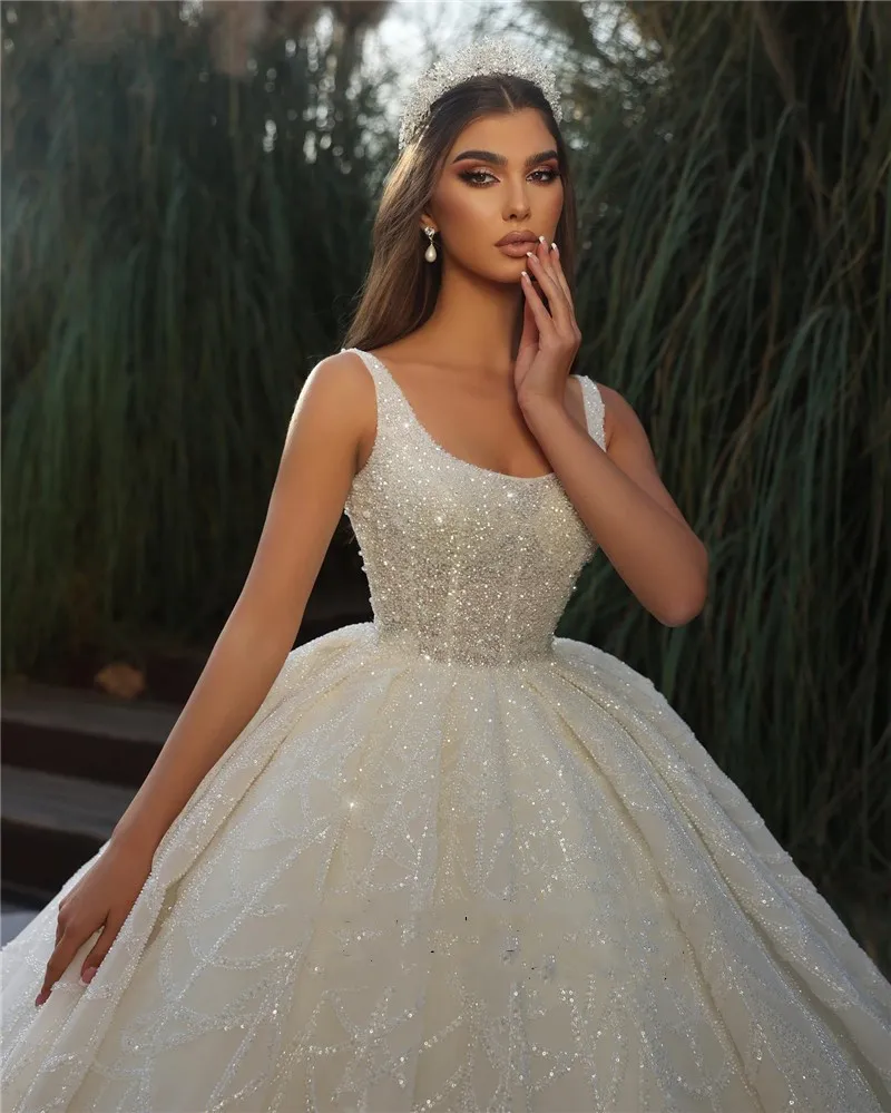 

Customized Wedding Dresses Exquisite Bridal Gowns For Formal Party O-Neck Sleeveless Robes Lace Appliques Vestidos De Novia 2024