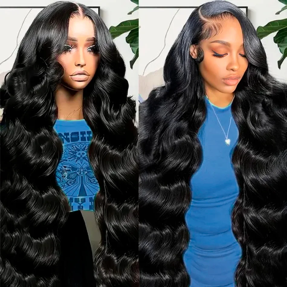 30 Inches Body Wave Lace Wig 13x4 Transparent Lace Front Human Hair Wigs 250 Density 13x6 Body Wave Lace Frontal Wig