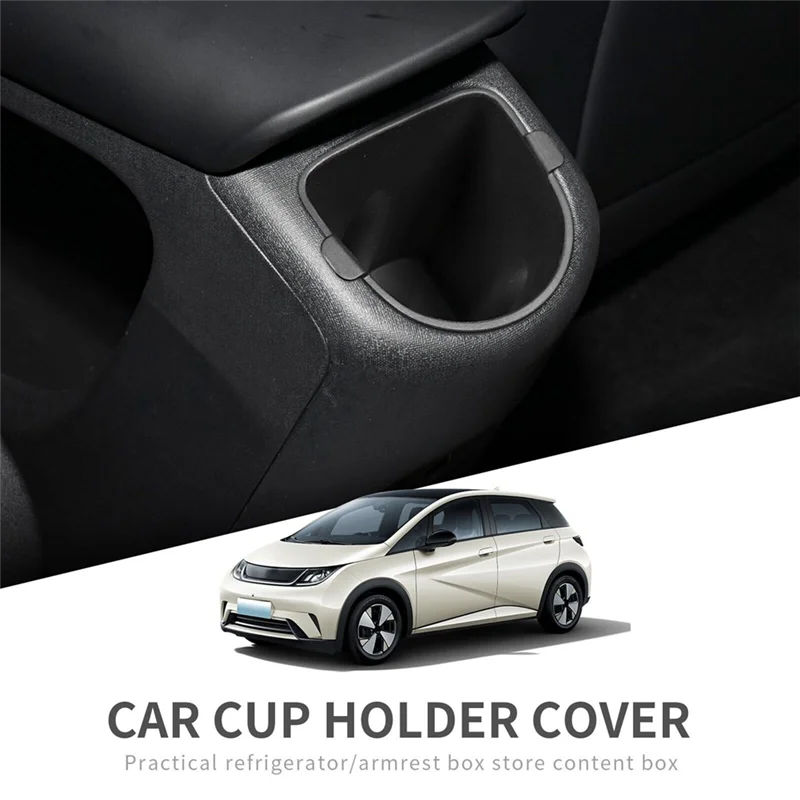Sp-For BYD Dolphin Atto 2 2023 2024 EV 자동차 중앙 제어 팔걸이 후면 워터 컵 홀더 주최자 액세서리