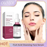 Pore Shrinking Serum Fruit Acid Exfoliating Skin Cleansing Repair Soothe Moisturizing Daily Oil Control Brightening Facial Serum 1