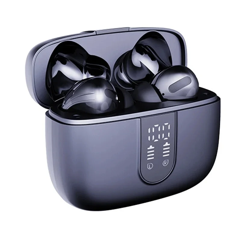

True Wireless Stereo Earbuds with Noise Cancelling and Charging Box with Display