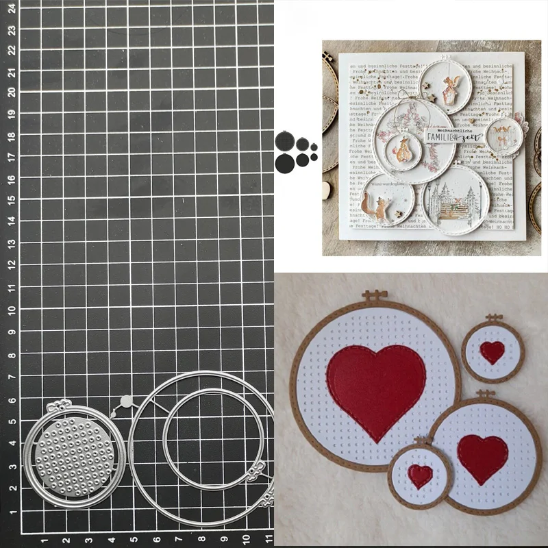 

Christmas Hanging Ball Cutting Dies Cut Stencils Card Paper Craft DIY Template Metal Cutting Dies Album Embossing Scrapbooking