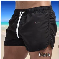 Sports shorts men New Mens Sexy Swimwear Shorts Gym Running Workout Shorts Beach Board Shorts with Liner Pockets Towel Loop 1