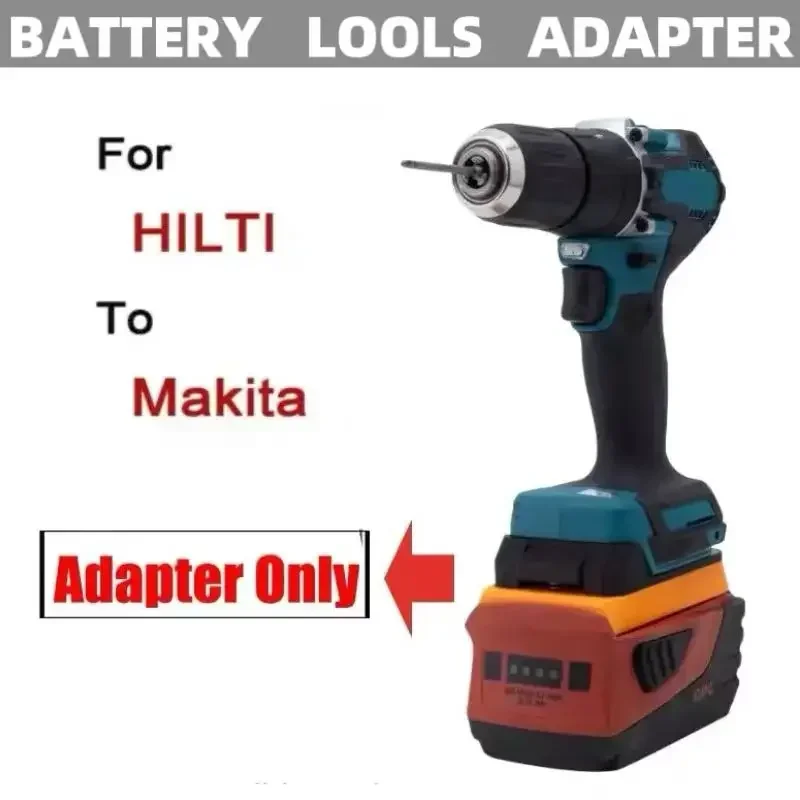 For Hilti  Accessories Battery Adapter  For Hilti B22 Battery  Converting To Makita BL 18V  Drill Bit Screwdriver TOOL Converter hss metal drill bits twist drill bit set woodworking tools power drill hole saw tools dremel accessories drills and screwdriver