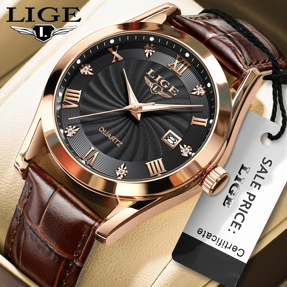 Elegant Women's Fashion Quartz Watch - 2025 Edition | Stylish Waterproof Bracelet Design