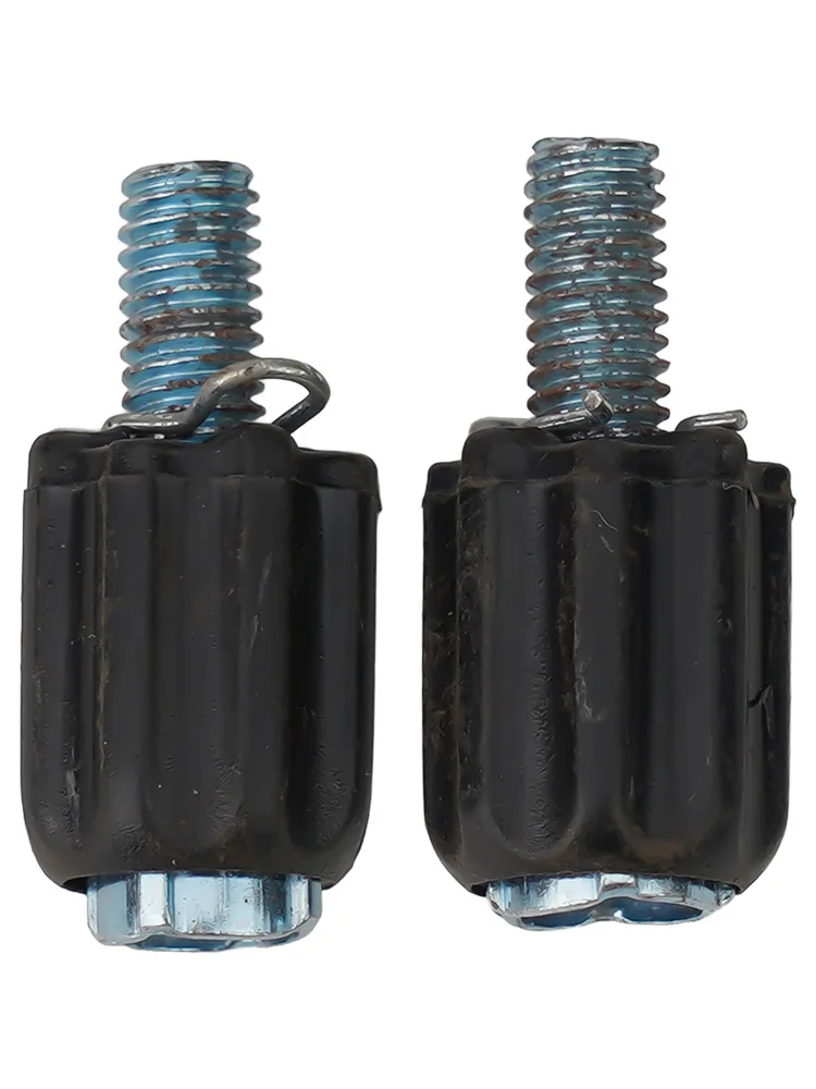 2 stücke Mountainbike Bremse Einstellen Schrauben 26x12mm M5 Gewinde Unterrohr Schaltwerk Schrauben Teller Fahrrad Getriebe Kabel Zubehör – Detail 14