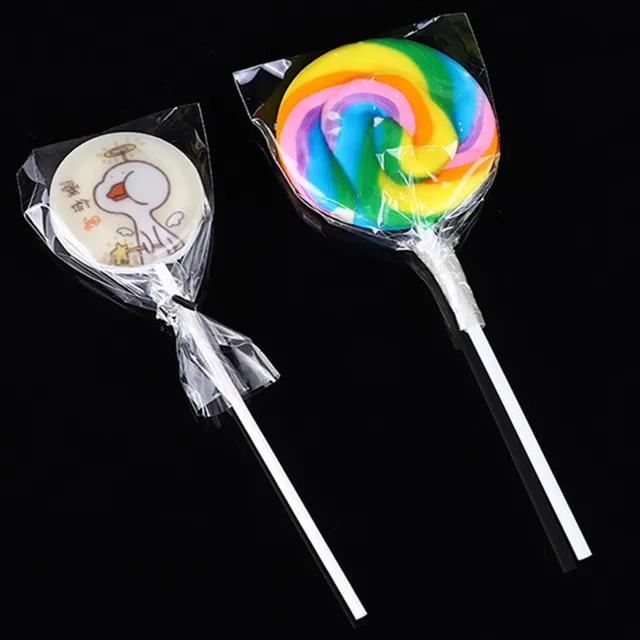 Sac à bonbons Transparent à dessus plat, sac en cellophane en plastique Opp, emballage de sucettes, emballage de biscuits, petit sac cadeau pour fête de mariage 4