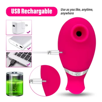 Female Sucking Vibrators for Women Clitoral Sucker Vacuum Stimulator Rechargeable Clitoris Stimulator Sexy Toys for Adults 18 5