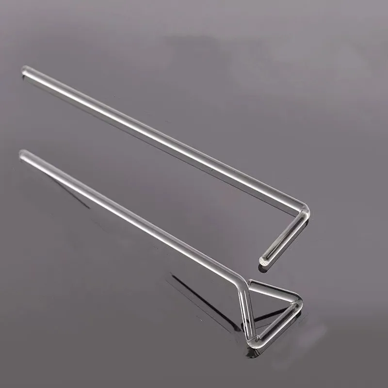 

10pcs/lot Lab Glass Triangular / L-shape Cell Spreader for Petri Dish Cells Push and Scrape Laboratory Experiment
