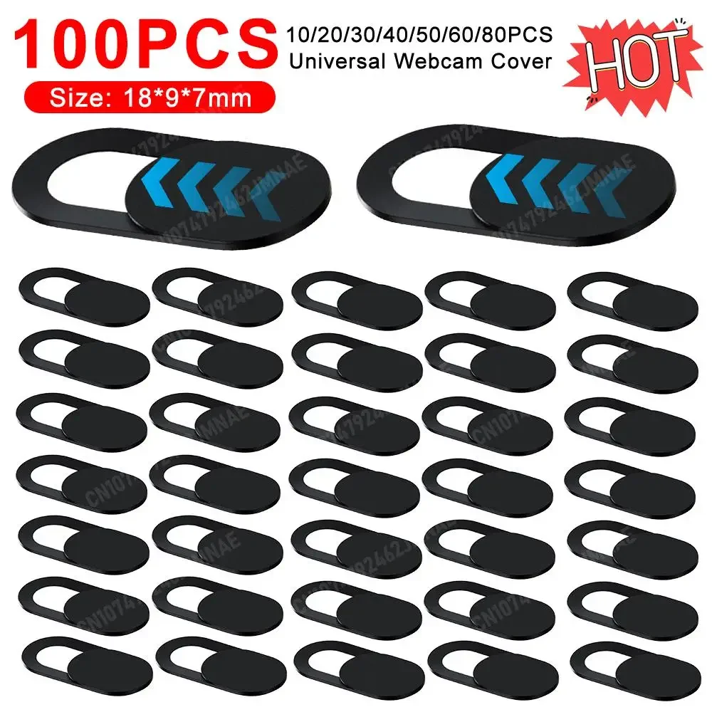 10-100PCS WebCam Cover Shutter Magnet Slider Plastic Universal Antispy Camera Cover For Laptop iPad PC Macbook Privacy Sticker 1