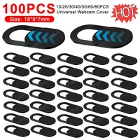 10-100PCS WebCam Cover Shutter Magnet Slider Plastic Universal Antispy Camera Cover For Laptop iPad PC Macbook Privacy Sticker 1